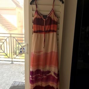 Maxi multicolored dress